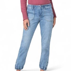 PAIGE DENIM Mayslie Denim Joggers Drawstring Waist - Size 26